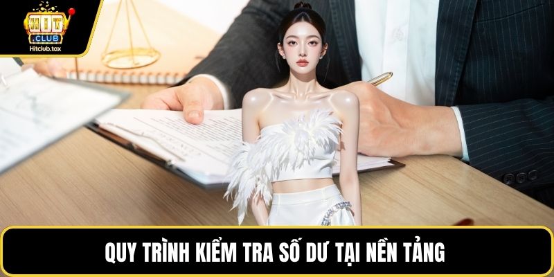 Quy trình kiểm tra số dư tại nền tảng